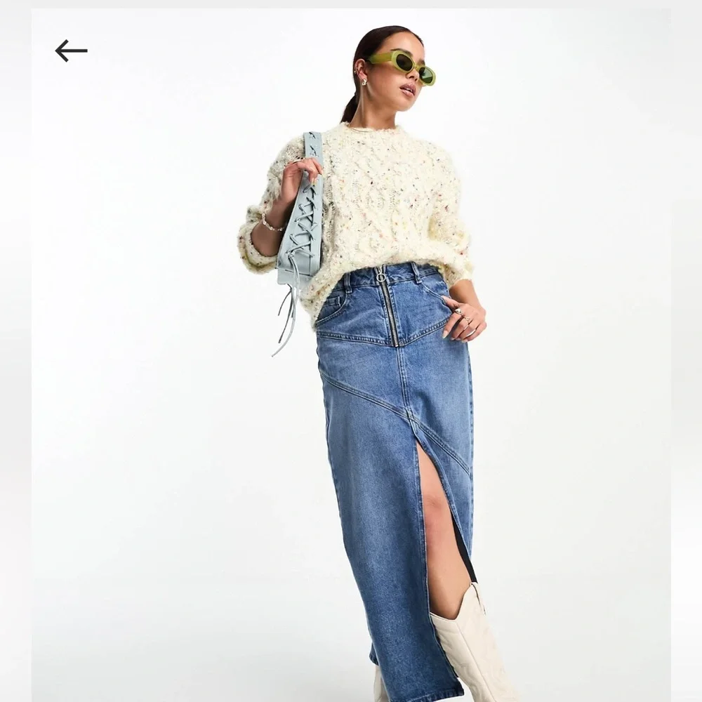NWT ASOS QED London Cable Knit Sweater - Picture 4 of 5